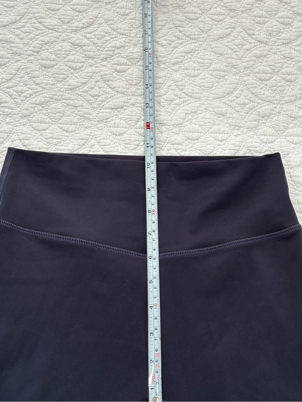 FORM by Sami Clarke Navy Core High Waisted Leggings Yoga Pilates Athletic M - Picture 6 of 8